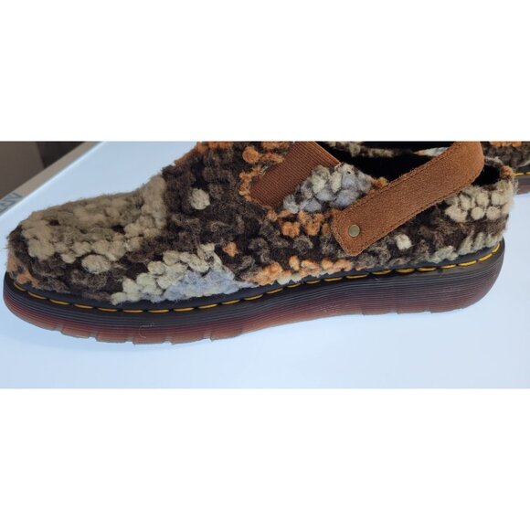 Dr. Martens Isham Faux Fur Mules Slingback Brown Women’s 11 Men’s 10 - Picture 4 of 11